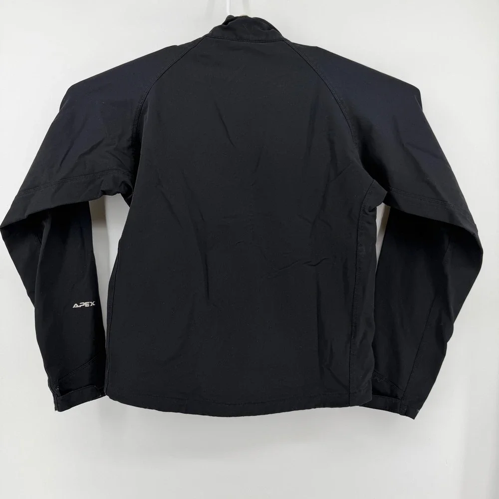 The North Face Apex Softshell Jacket Black Men's S Full Zip Lightweight Gorpcore